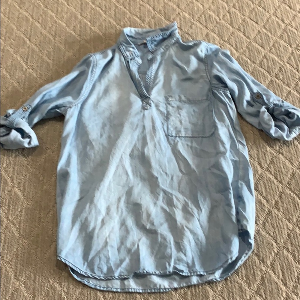 Skies Are Blue chambray tunic